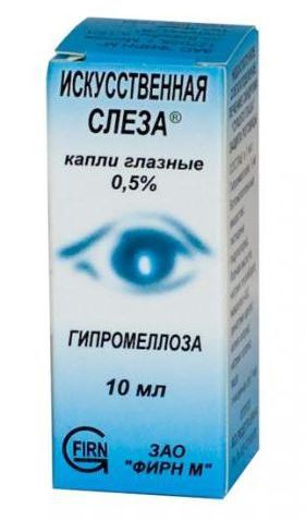 Очні краплі Штучна сльоза: аналоги, показання та протипоказання, інструкція